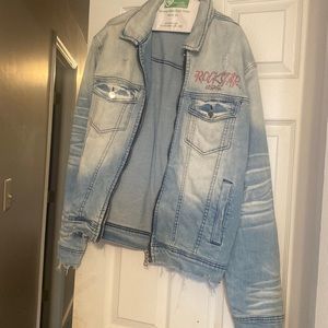 Rockstar original denim jacket $50 L